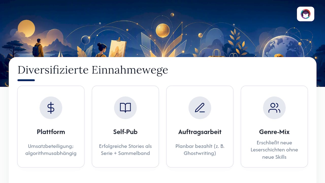 Vier Verdienstmöglichkeiten für Autorinnen von Kurzgeschichten