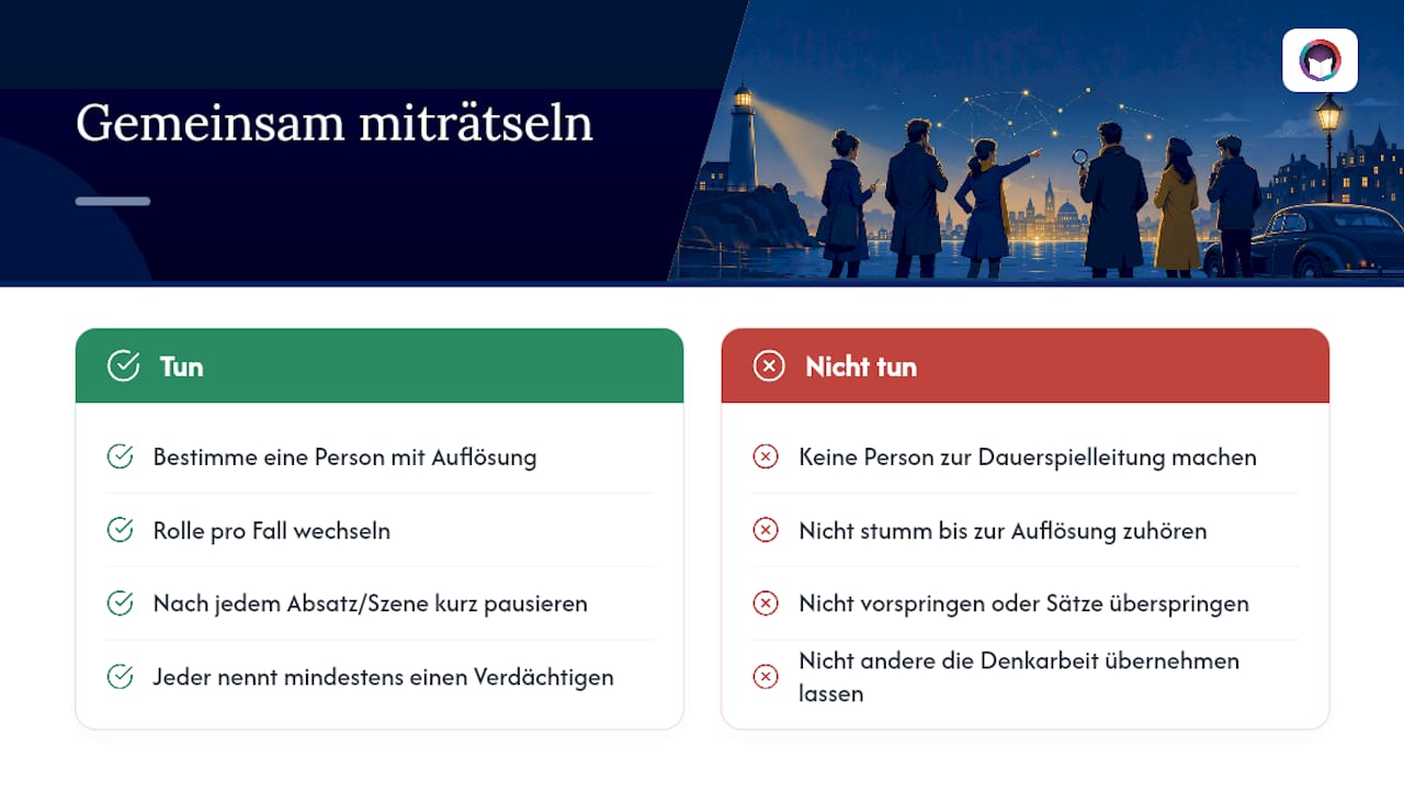 Wie gelingt gemeinsames Miträtseln in der Gruppe? — overview diagram