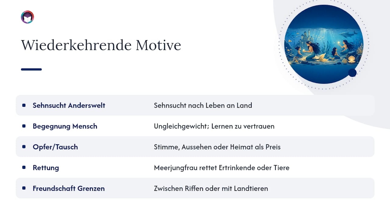 Fünf immer wiederkehrende Meerjungfrauenmotive