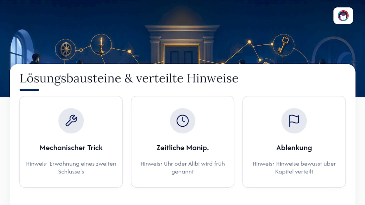 Drei Lösungsansätze mit verstreuten Hinweisen
