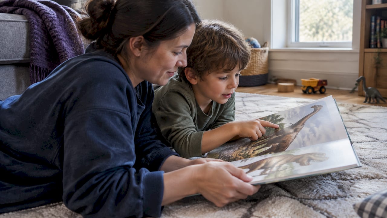 Dinosaurier-Geschichten für Kinder: 12 Vorlese-Favoriten nach Alter