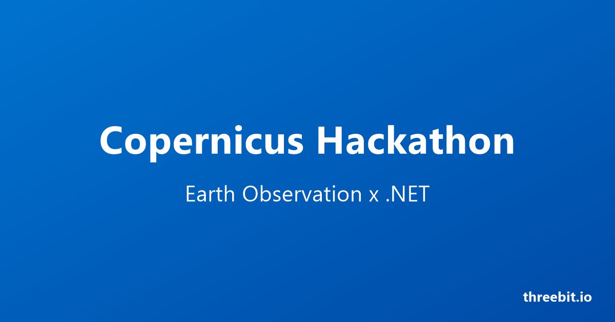 Copernicus Hackathon: Erdbeobachtungsdaten hinter einem Logistik-Disponenten cover image