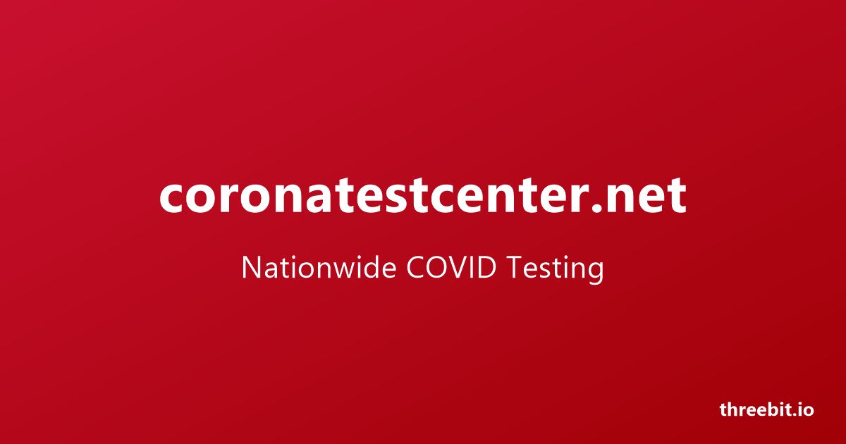 Two weeks, nationwide: how we built coronatestcenter.net cover image