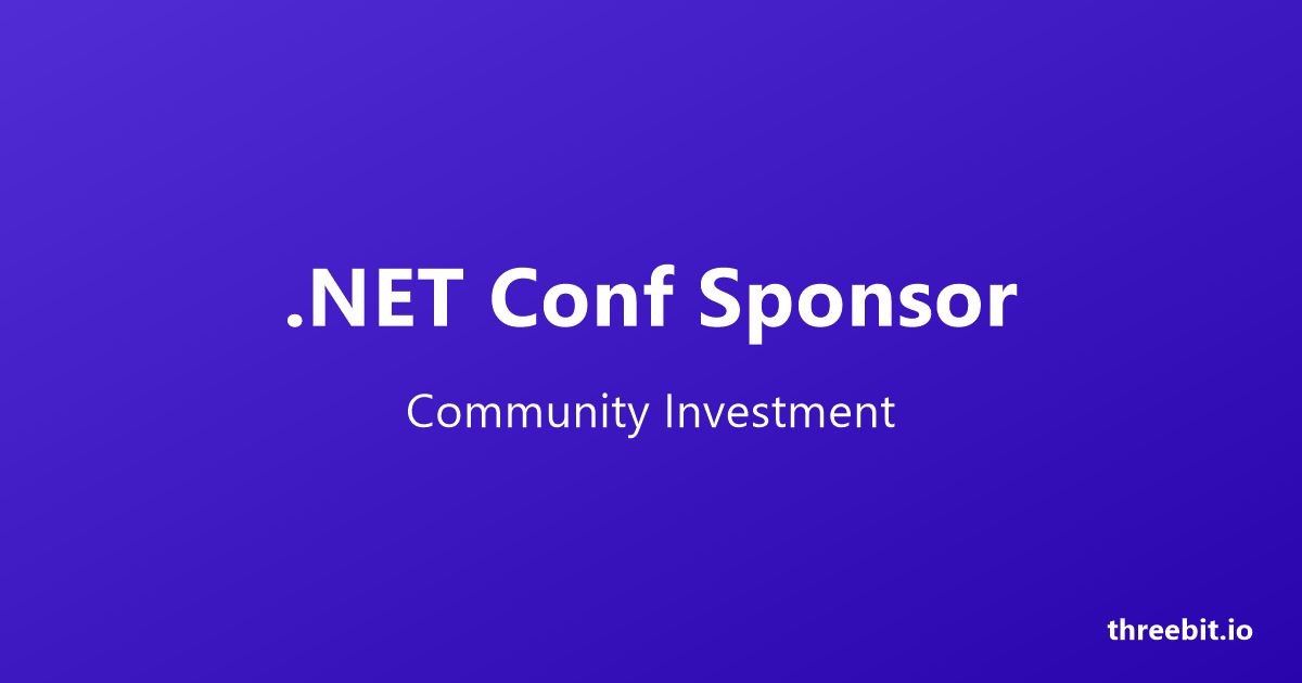 .NET Conf 2020: ThreeB IT als Community-Sponsor + das Interview cover image