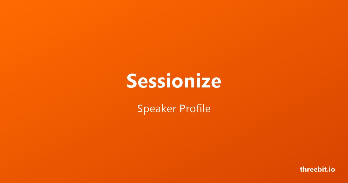 Sessionize: warum jeder Tech-Speaker heute ein kanonisches Profil braucht cover image